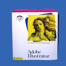 Adobe Illustrator 4 for Windows 5.25" Discs Manuals in Slipcase