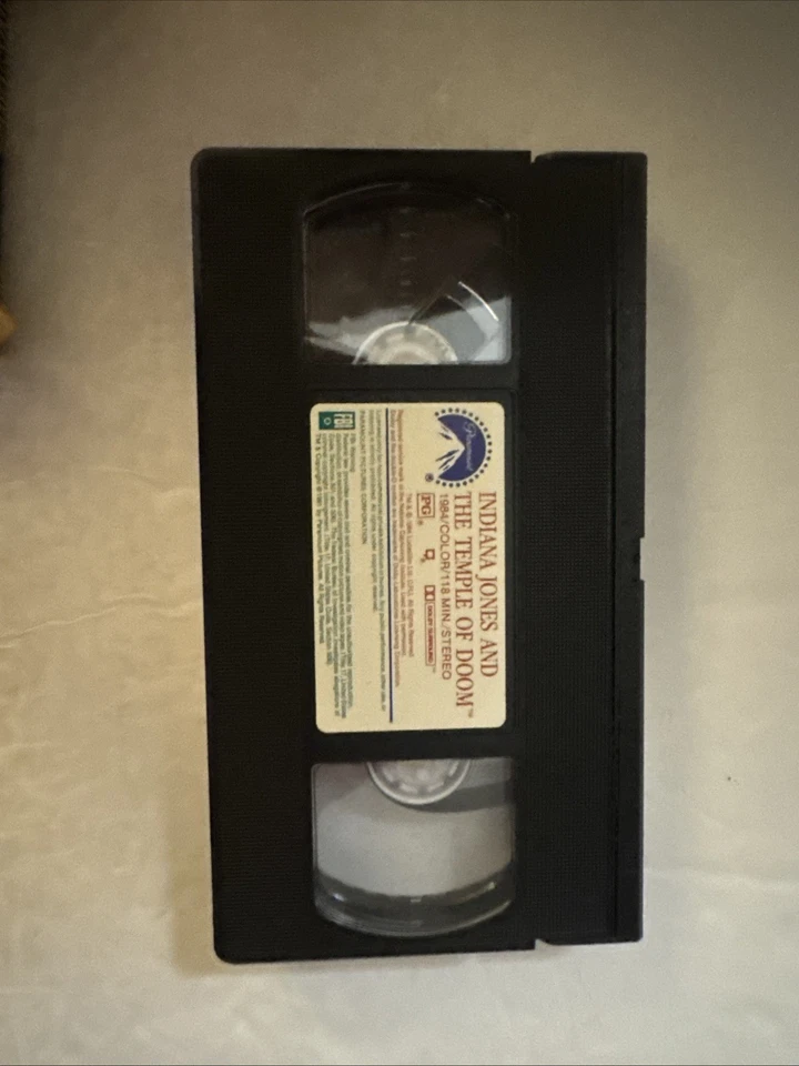 Indiana Jones and the Temple of Doom (VHS, 1989) - Image 3 of 3