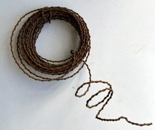 1 PCS Rusty Tin Wire Twisted 16 Gauge 15 Feet Easy Bend Crafting Supplies