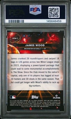 2025 Topps Cosmic Chrome - Planetary Pursuit James Wood #PPM-7
