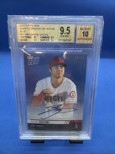 2019 Topps Now - Road To Opening Day Autos Blue - Shohei Ohtani /49 BGS 9.5 