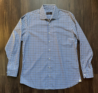 Men's Robert Talbott Estate Tailored Dress Shirt - 17