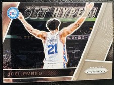 2017-18 Panini Prizm Get Hyped! Joel Embiid #GH-JE Philadelphia 76ers