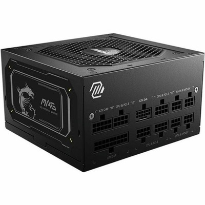 MSI MAG A850GL PCIE5 II 850W 80 PLUS Gold Modular Power Supply