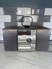 Sony CMT-CP1 Micro HiFi Component System CD Cassette Tape Radio Speakers
