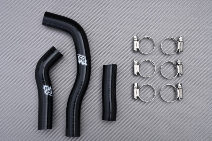 Kit tuyaux de radiateur silicone noir anti-éclatement pour KTM SX505F