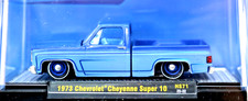 Chevrolet Cheyenne Super10 1973 envío el mismo día 1/64 carrocería cuadrada postura inferior