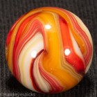 Sammy's Mountain KETUCHUP AND MUSTARD Swirl Marble 5/8 Mint Hawkeyespicks sg — photo 2