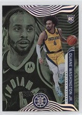 2021 Panini Illusions Rookies Trophy Collection Emerald Duane Washington Jr 5p5