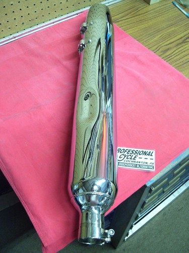Harley Davidson 09-15 Touring FLHTCU Excellent Pair (L&R) Take-Off Mufflers OEM - Picture 12 of 14