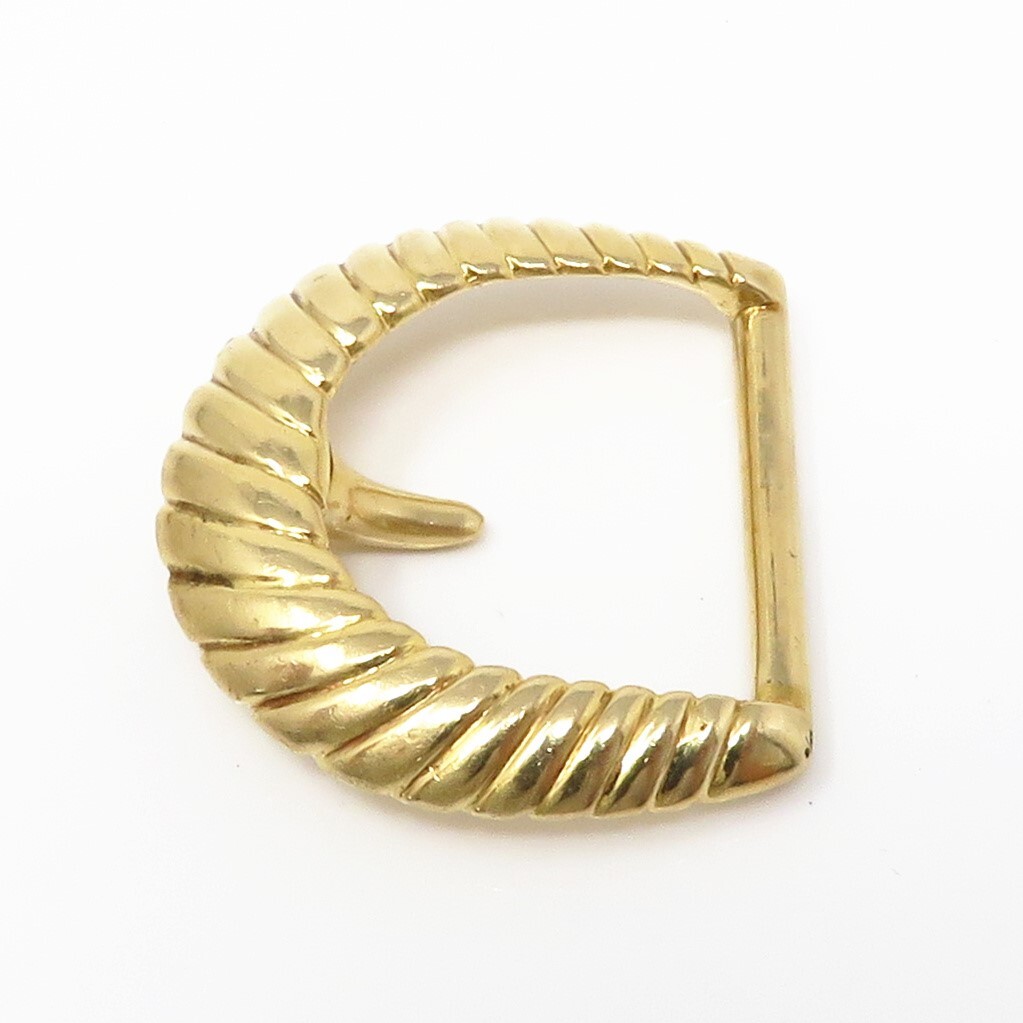 NYJEWEL Tiffany & Co. 14k Yellow Gold Belt Buckle - image 2