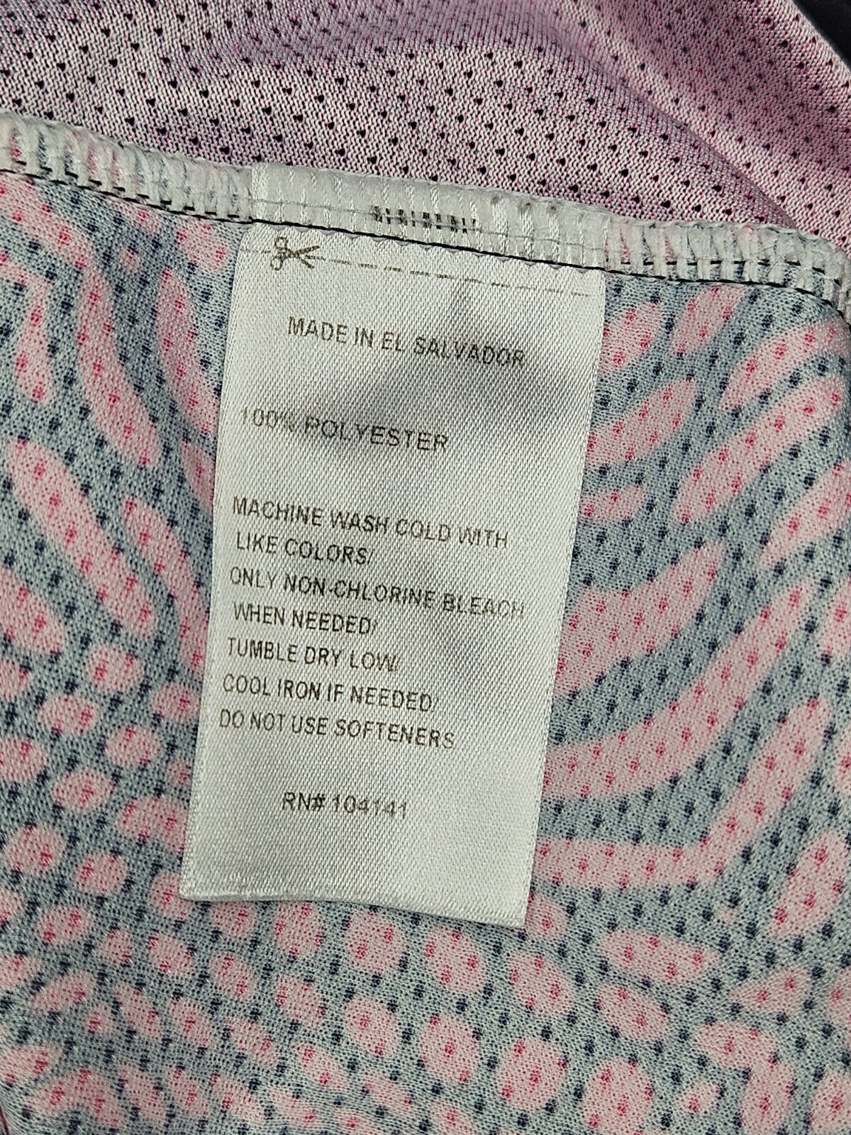 Nishiki Cycle Bike Bicycle Jersey Shirt Womens Medium Polyester Pink Magenta