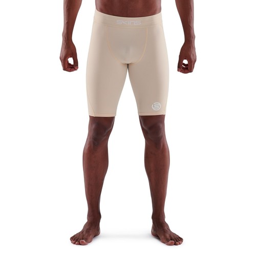 SALE | Skins Series-1 Mens Compression Half Tights (Neutral) - Picture 2 of 5