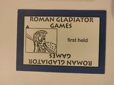 PERSPECTIVE Time Line Game 1992 used ROMAN GLADIATORS World History free ship