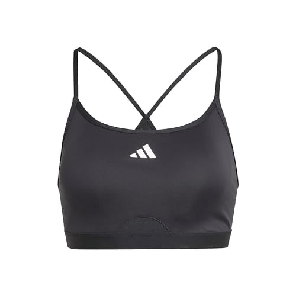 (TG. XS A-B) adidas Aeroreact Training Light-Support Bra Reggiseno Sportivo, Bla