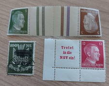Allemagne - Lot de 3 timbres neufs et un oblitéré - (1942 - Deutsches Reich)
