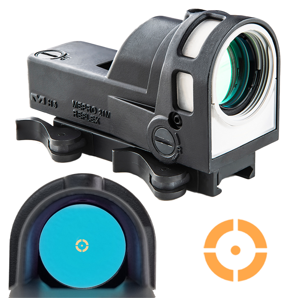 Meprolight M21 Fiber Optic Dot Sight Day/Night Sight, Self