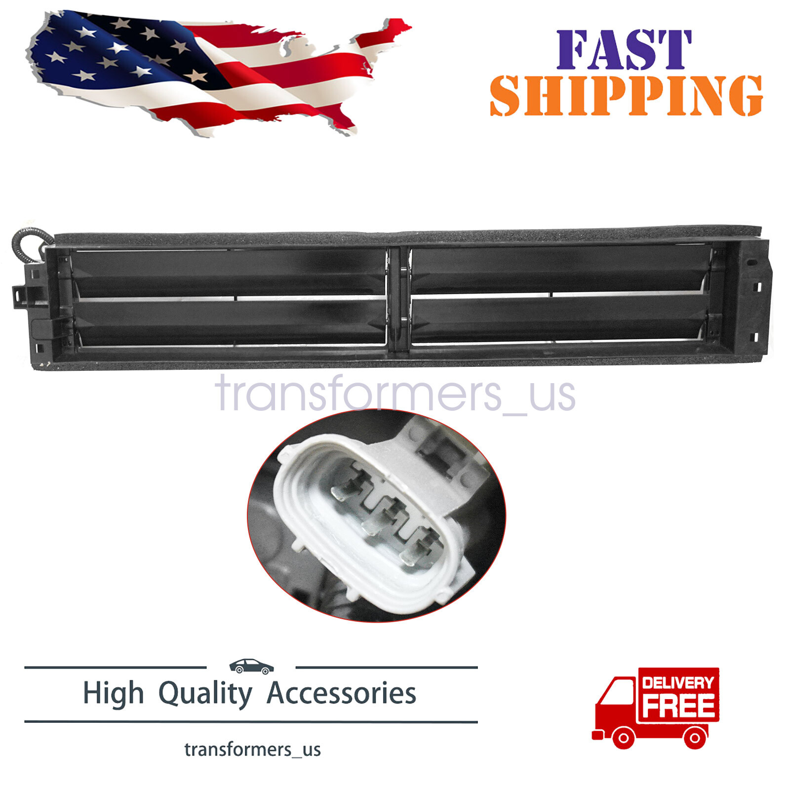 Front Lower Hybrid Grille Shutter 53180-06090 53180-33090 For 21-24 Camry Crown