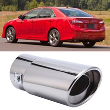 Car Stainless Rear Bevel Exhaust Pipe Tail Muffler Tip For Toyota Camry Corolla