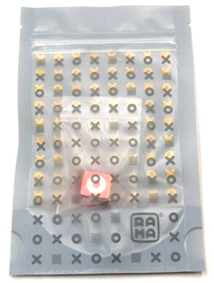 RAMA x GMK Classic Red O Metal Artisan Keycap Novelty Mechanical