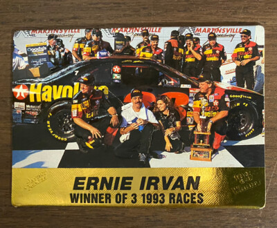 Ernie Irvan #28 Texaco Havoline Action Packed 1994 Card #34 3 Time Winner