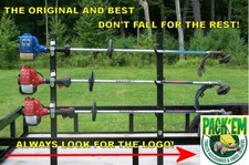3-Place Weedeater Trimmer Racks OPEN Trailer with FREE 3 Lb trim line rack-PK-6