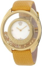 Versace Women 86Q721MD497 S585 Destiny Spirit Floating Micro Sphere Yellow Watch