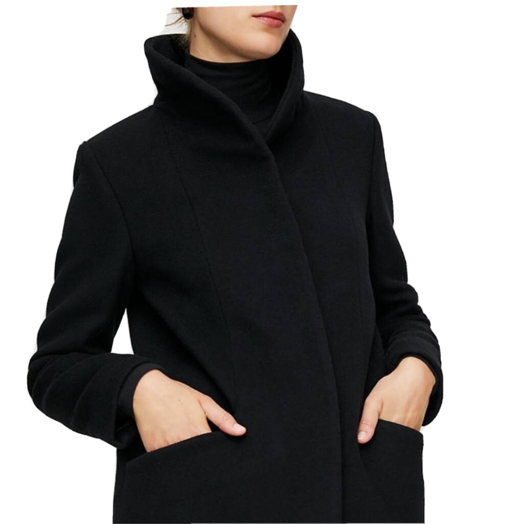 Wilfred Aritzia Black Wool Cashmere 