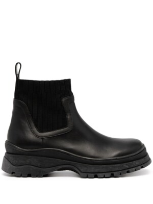 NEW  STAUD  Bow Chelsea Boot  Black  Ankle Box & Dust Bag SIZE 7/100%AUTHENTIC