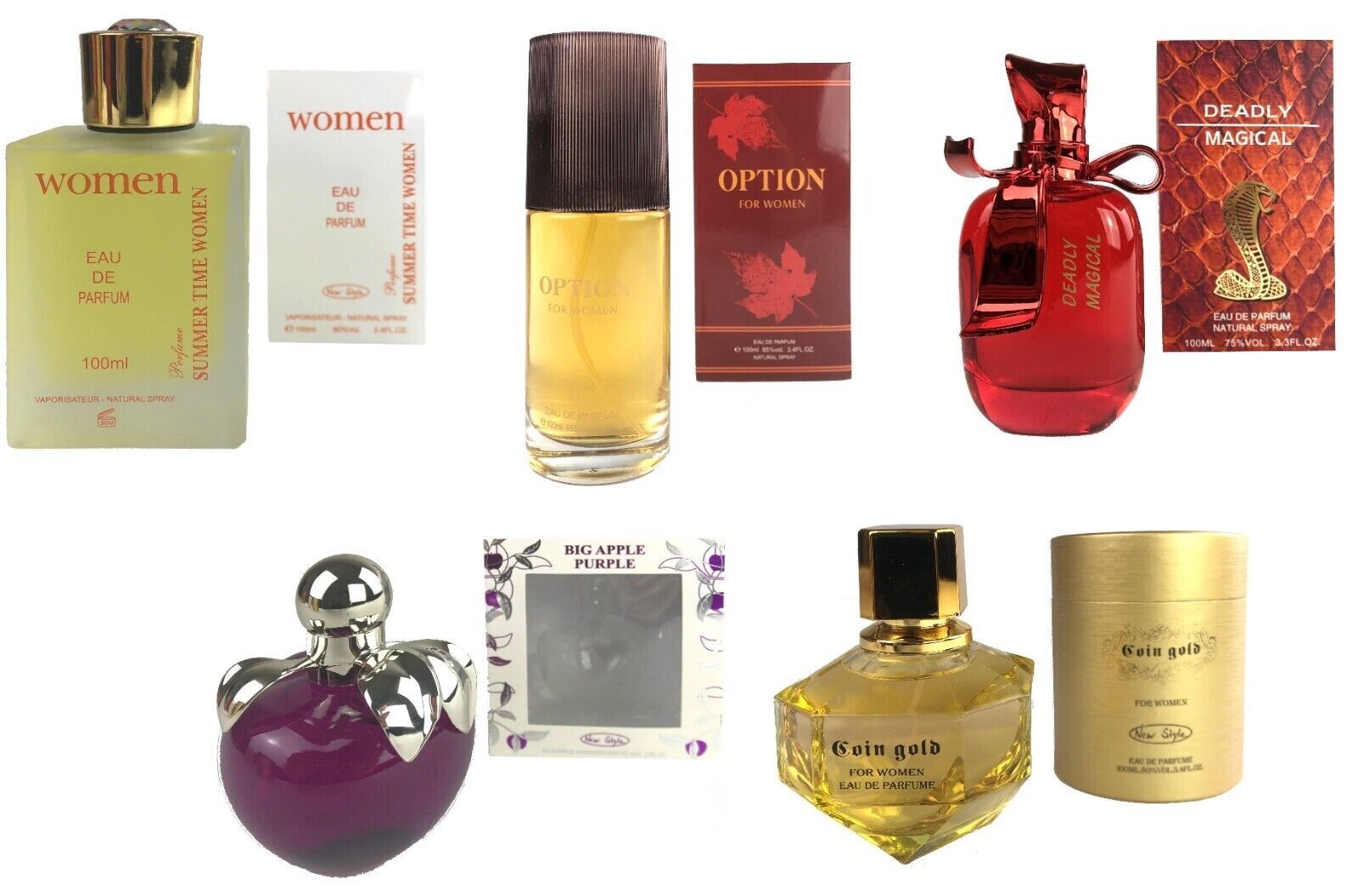 10x Parfüm Restposten 100ml Eau de Parfum/Toilette EdT Damen Herren Mix