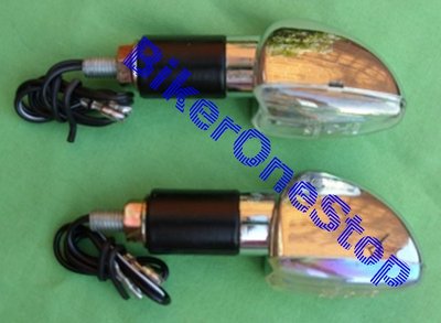 INDULSPIE - PFEILBLINKER langer Schaft verchromter Kopf IRRIDIUM Linse E markiert NEU