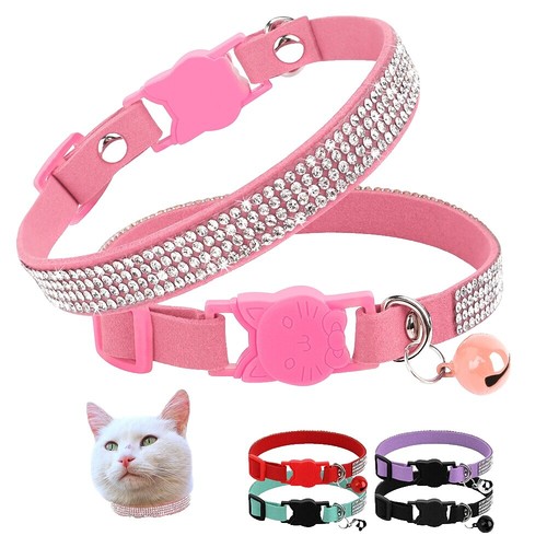 GREEN SHAMROCK 4 LEAF CLOVER CHARM CAT BREAK-AWAY ADJUSTABLE