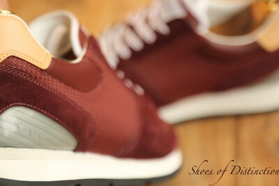 Louis Vuitton Runaway Burgundy Suede Schuhe Turnschuhe Sneaker Herren UK 8,5 US 9,5