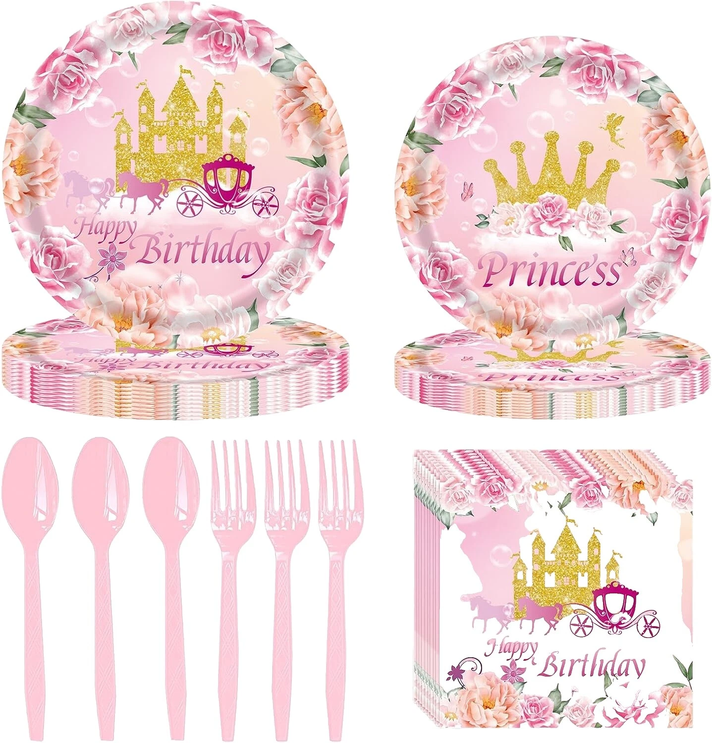 Cumpleaños Princesas Fiesta Vajilla & serveware