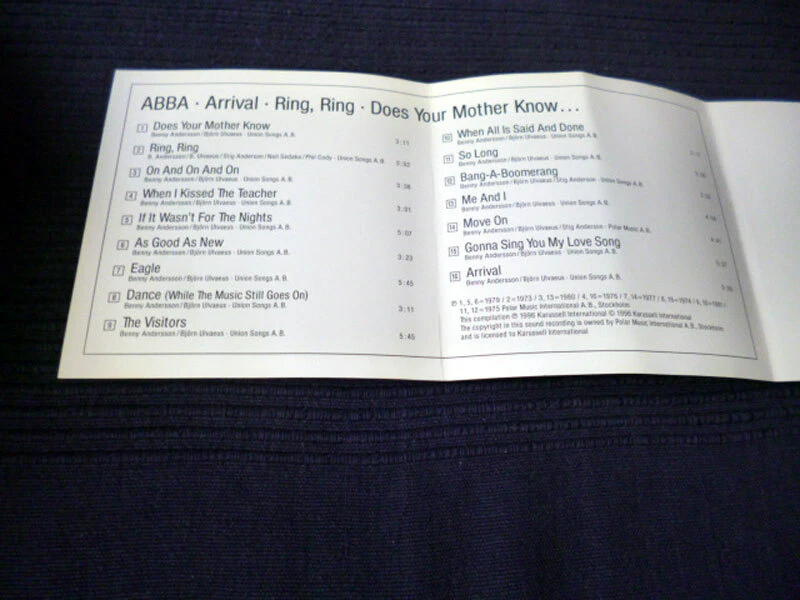 CD SPECTRUM ABBA Alternative Best Greatest Hits Karussell Arrival, Ring Germany - Bild 4 von 4