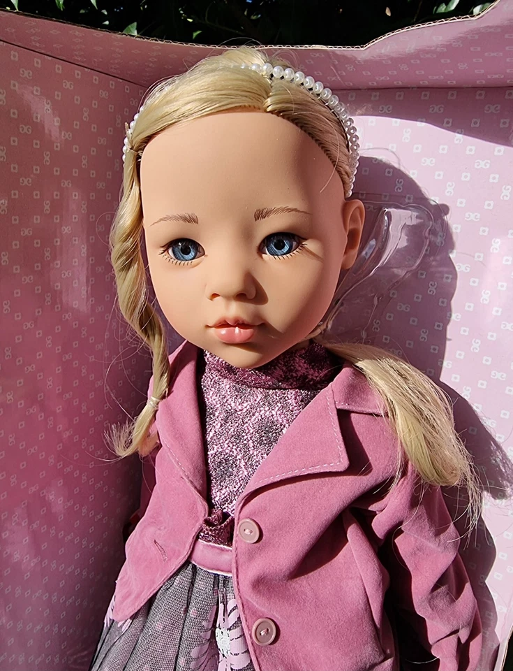 Götz Künstlerpuppe Puppe Sophia 50 cm blond Happy Kidz aus 2020 OVP neu, Doll 02 - Bild 4 von 4