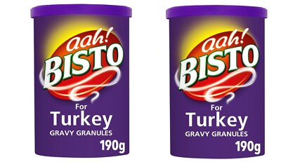 Bisto Turkey Gravy Granules 190g PACK OF 2