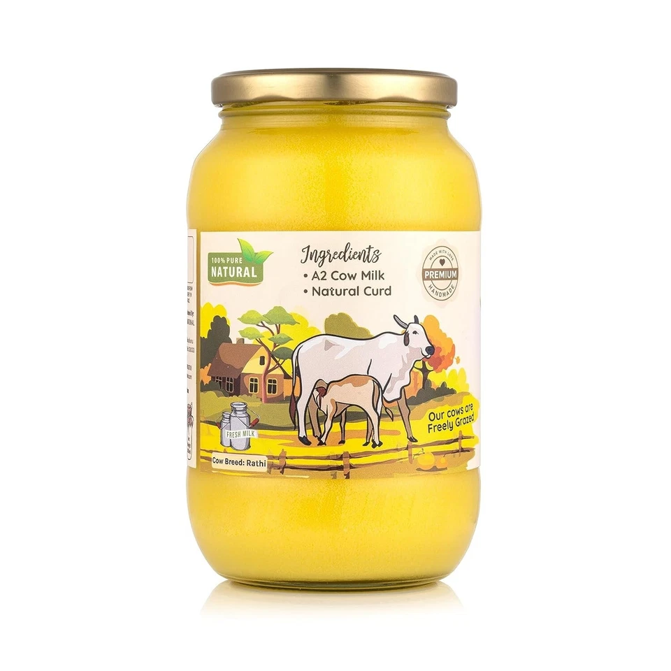 Kasutam A2 Desi Cow Bilona Ghee 1 Liter - Image 2 of 4