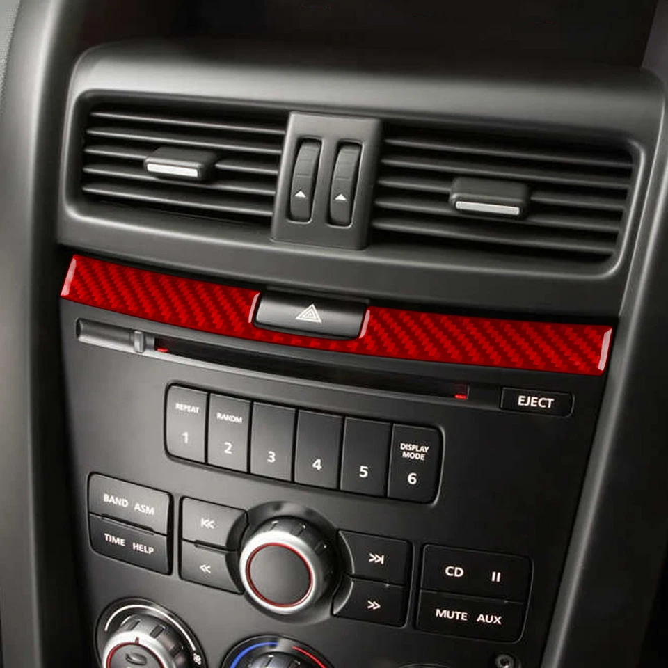 Real Carbon Fiber Interior Emergency Lights Trim For Pontiac G8 08-09 - Imagem 3 de 4