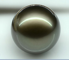 Huge 12mm natural south sea genuine black round loose pearl undrilled AAAB