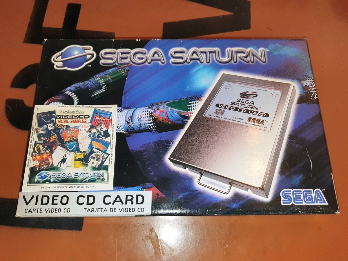 SEGA SATURN PAL Video CD / VCD Card - Erweiterung f. MPEG Filme