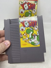 Yoshi NES Cartridge With Box Tested No Manual Ships Fast