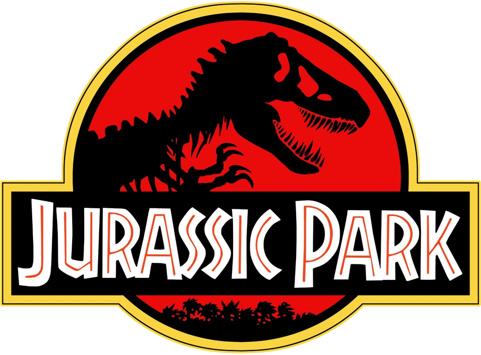 Jurassic park sticker logo skate cell laptop bumper vinyl decal 90s