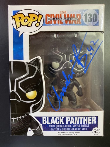 Chadwick Boseman signed Black Panther 