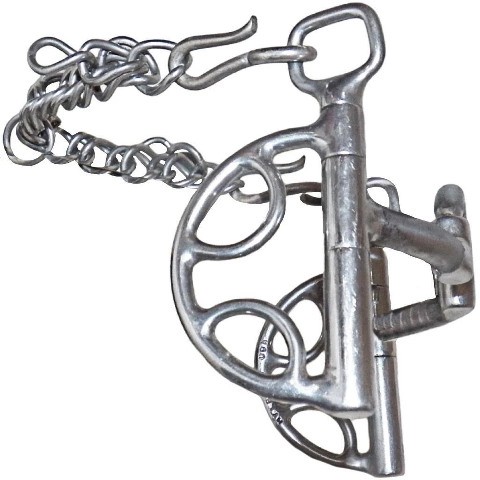 Myler USA Kimberwick with Hooks Low Port Correction Curb Bit 11-27 LP Level 2 - Image 4 of 4