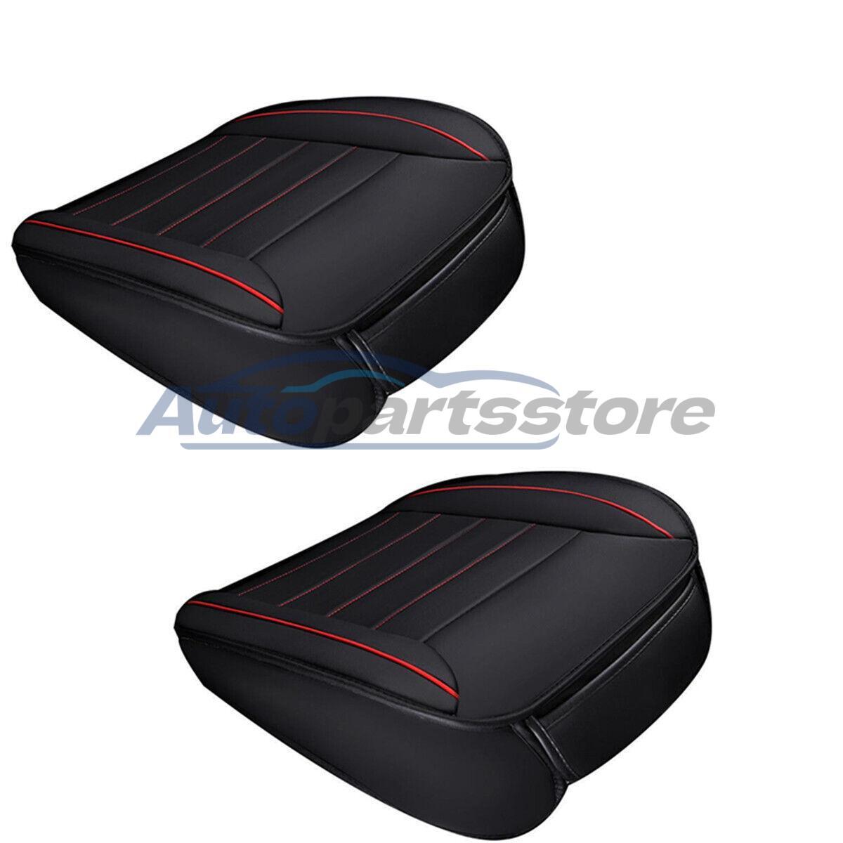 Premium PU Leather Full Surround Car Seat Cover Protector with Cushion  