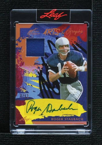 2023 Leaf Art of Sport Roger Staubach #AG-RS1