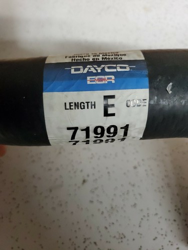 Dayco Premium 71991 Lower Radiator Hose 12 Month 12,000 Mile Warranty Fast Ship - Picture 2 of 2