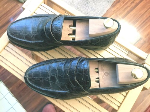 CHURCH'S coccodrillo mocassini uomo Uk 10 Fit G | eBay