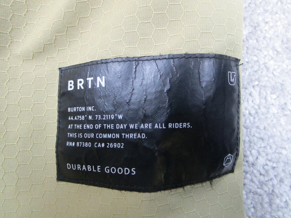 Лыжная куртка Burton женская Xl коричневая на молнии - Изображение 4 из 4